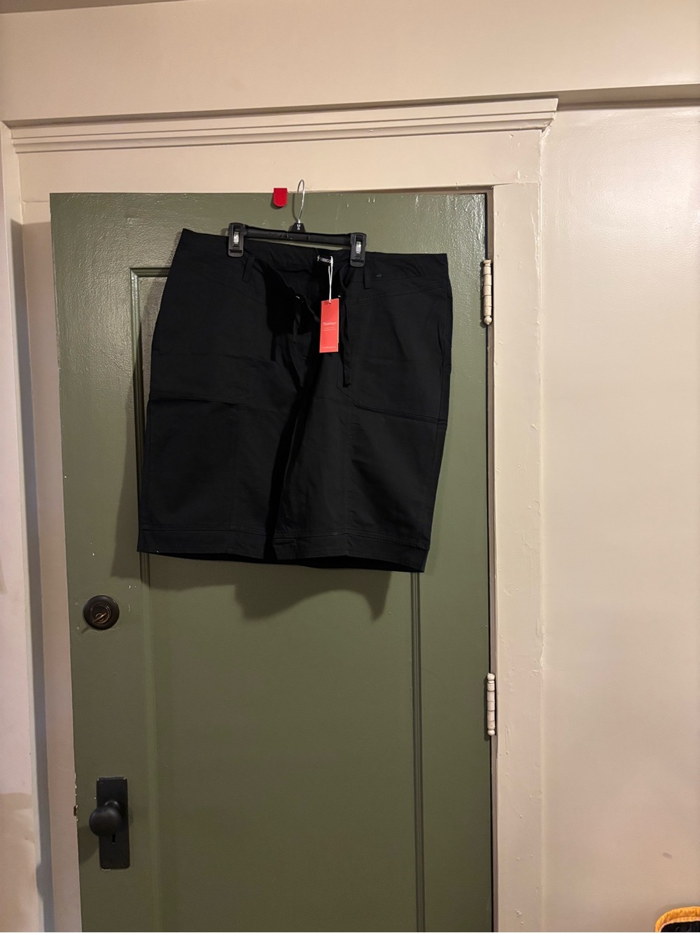 Women’s Black Flat Front Shorts - Sleek Everyday Style